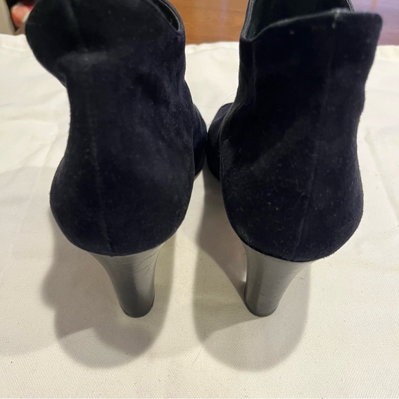 Paul Green Navy Suede Ankle Boots - Sz Women 8/UK 5.5 - Picture 5 of 7